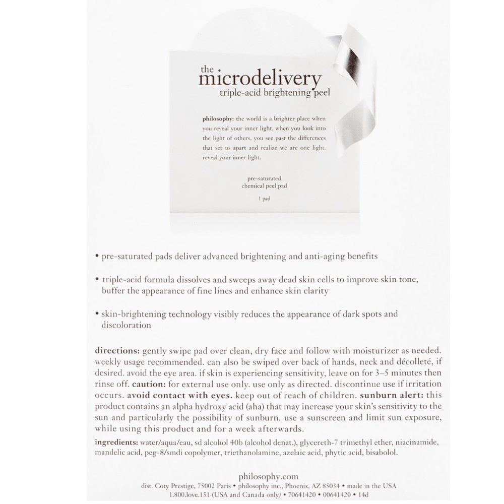 ✨Philosophy Triple-Acid Brightening Peel pads - Picture 5 of 6